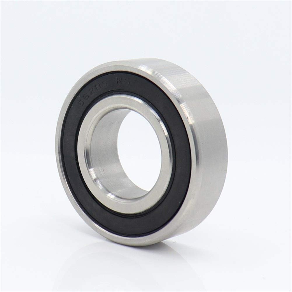 Roulement S6205RS en acier inoxydable 440C étanche 25x52x15mm