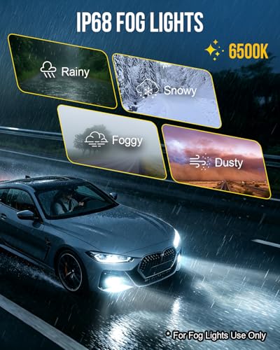Image of H11 9005 Fog Light Bulbs Combo, Super Bright 120,000LM 1000% Brighter,True 1:1 Mini Halogen Size, 2026 Updated Light Bulbs, Off Road Light or Fog Light Bulbs, Pack of 4