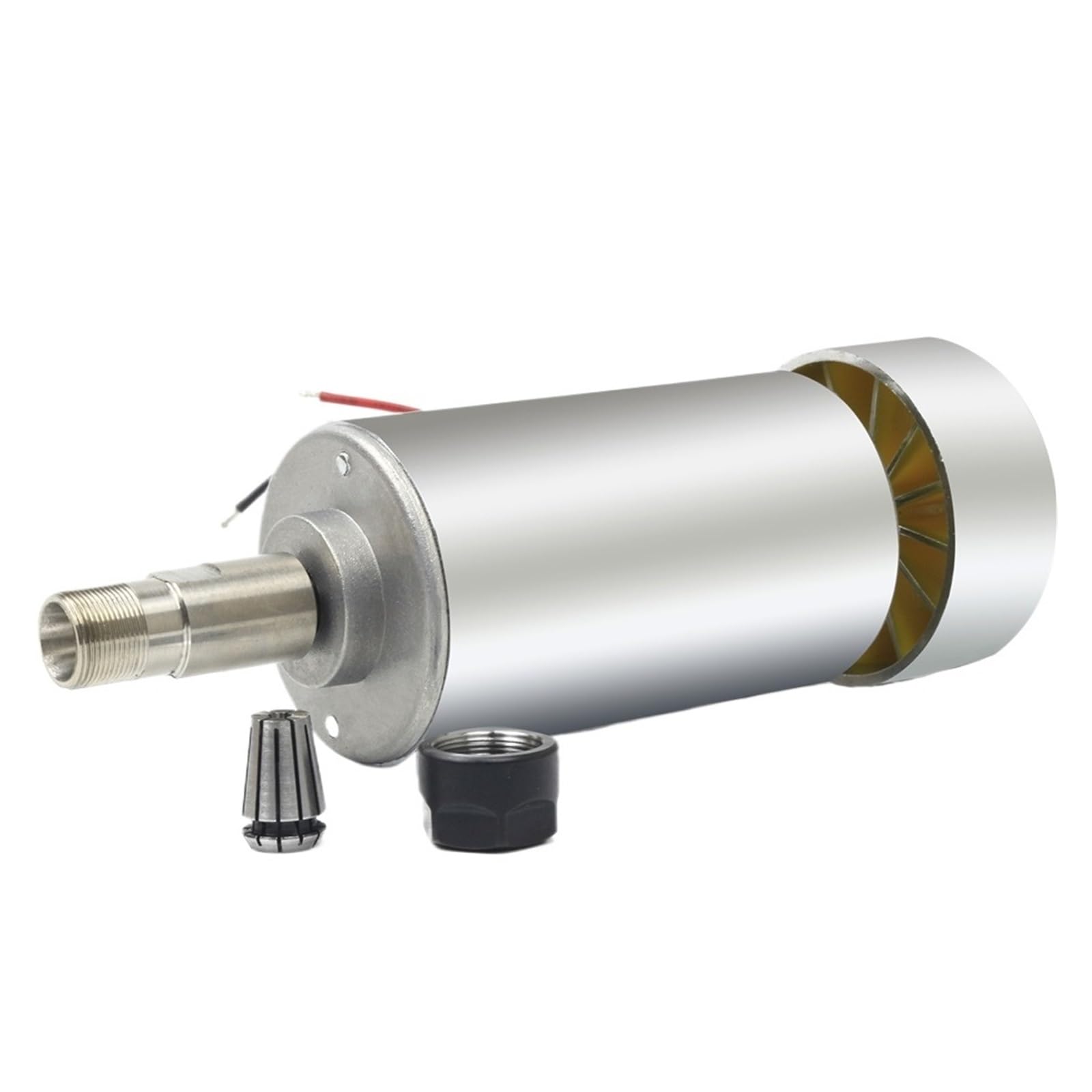 Motore Mandrino Raffreddato Ad Aria CC CNC 200W 300W 400W 500W 12-48V DC con Pinza ER11 / ER16 for Macchina for Incidere Precisione Efficienza(500W ER11)