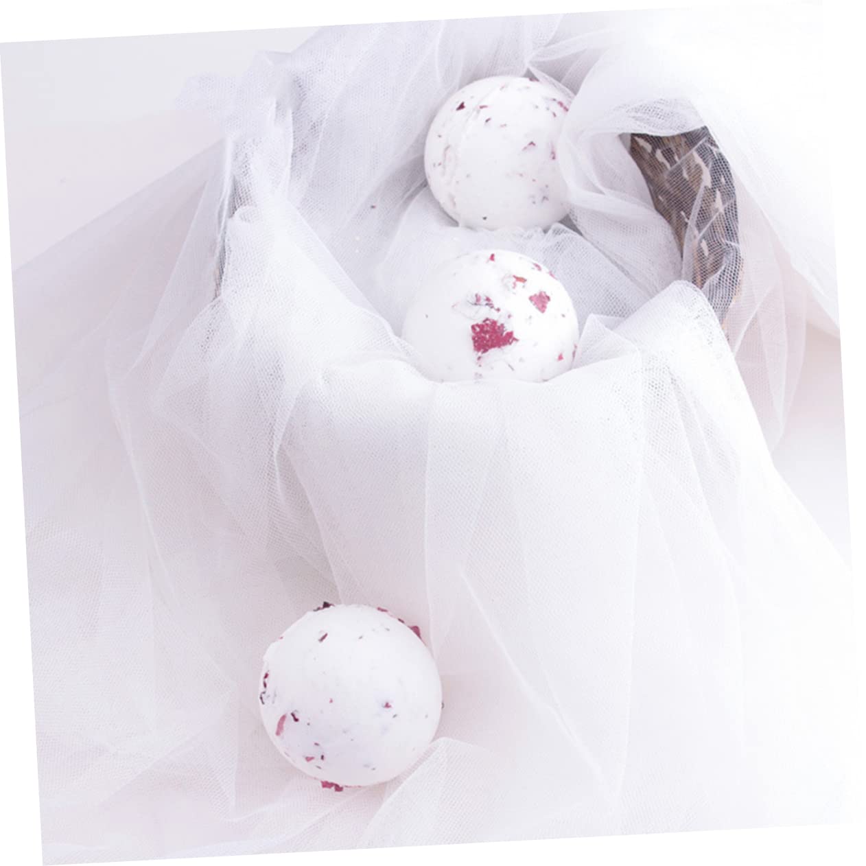 Didiseaon Rose Bath Ball (Milk) Spa Bath Relaxing Aromatherapy for Soft Sk