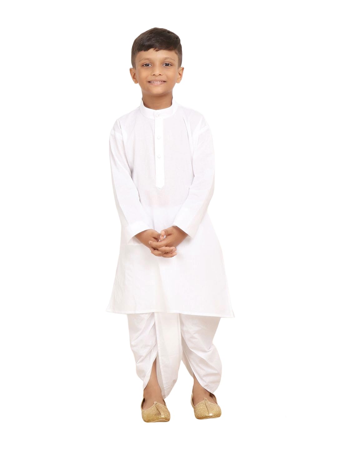 BABA AND BABY Boy's Cotton Kurta Pyjama Set discount deal
