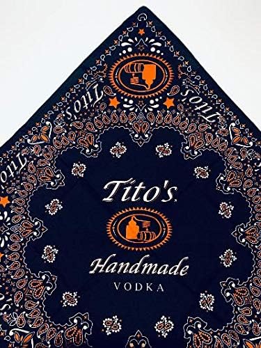 Tito's Handmade Vodka Vodka Bandana, Black