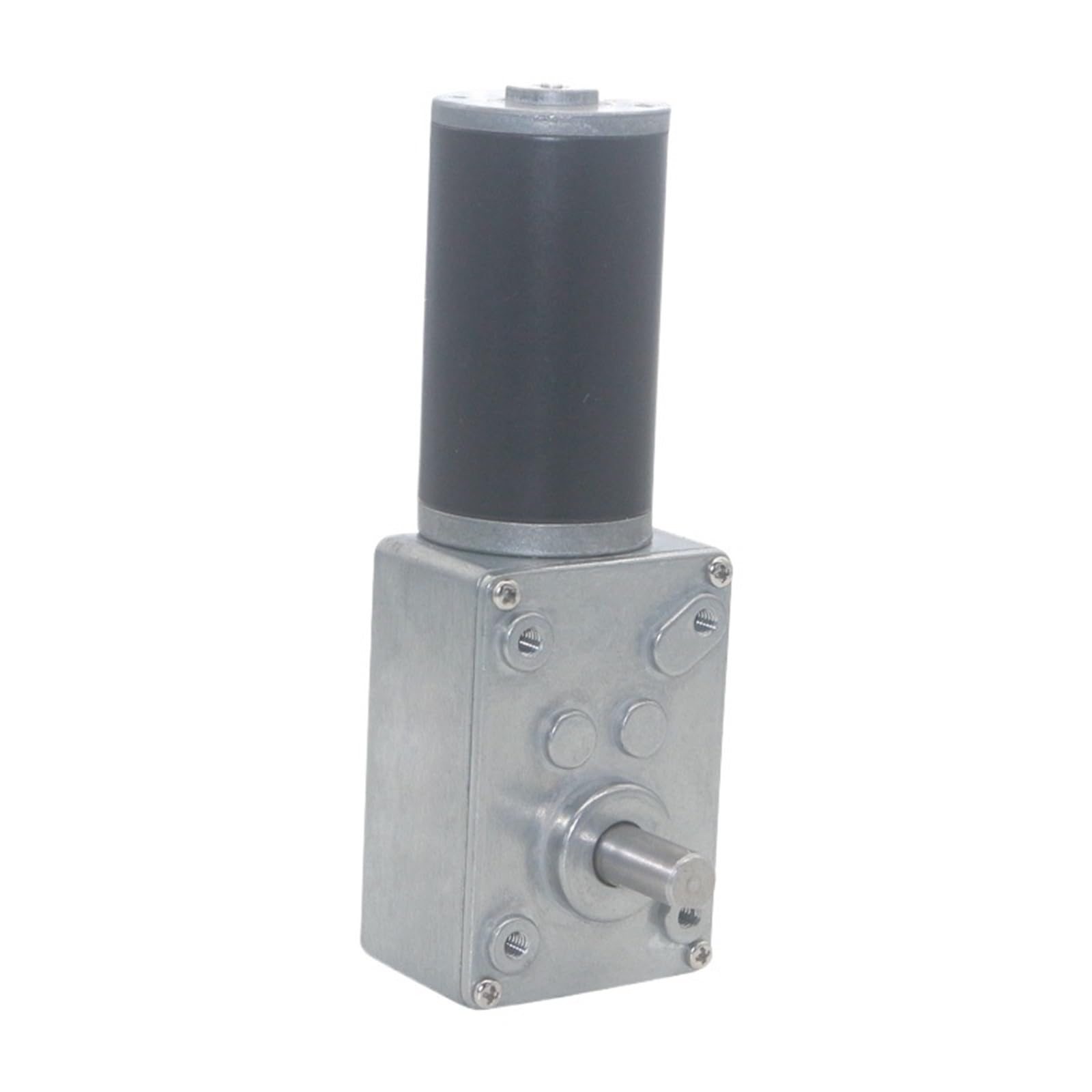 1 Stück 5840-31zy DC12V 24V Starkes Drehmoment Turbo-Schneckengetriebemotor Typ-D Welle Niedrigdrehzahl Schneckengetriebemotor CW CCW (ohne Halterung, 7 U/min, 24 V)