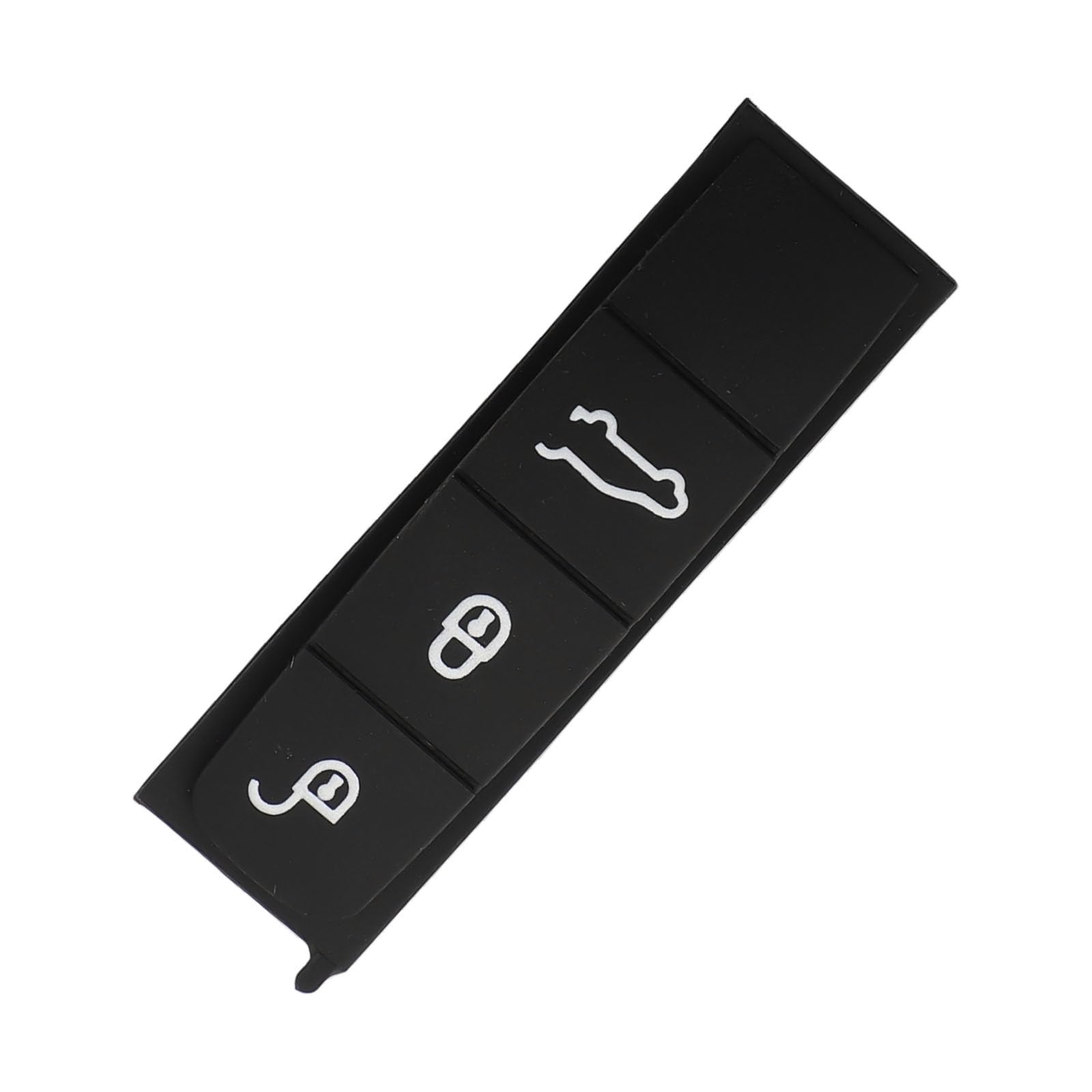 Replacement key button pad for Porsche For Panamera 2017-2020 and For Cayenne 2018-2020 made from PU material, restoring original key functionality (B)