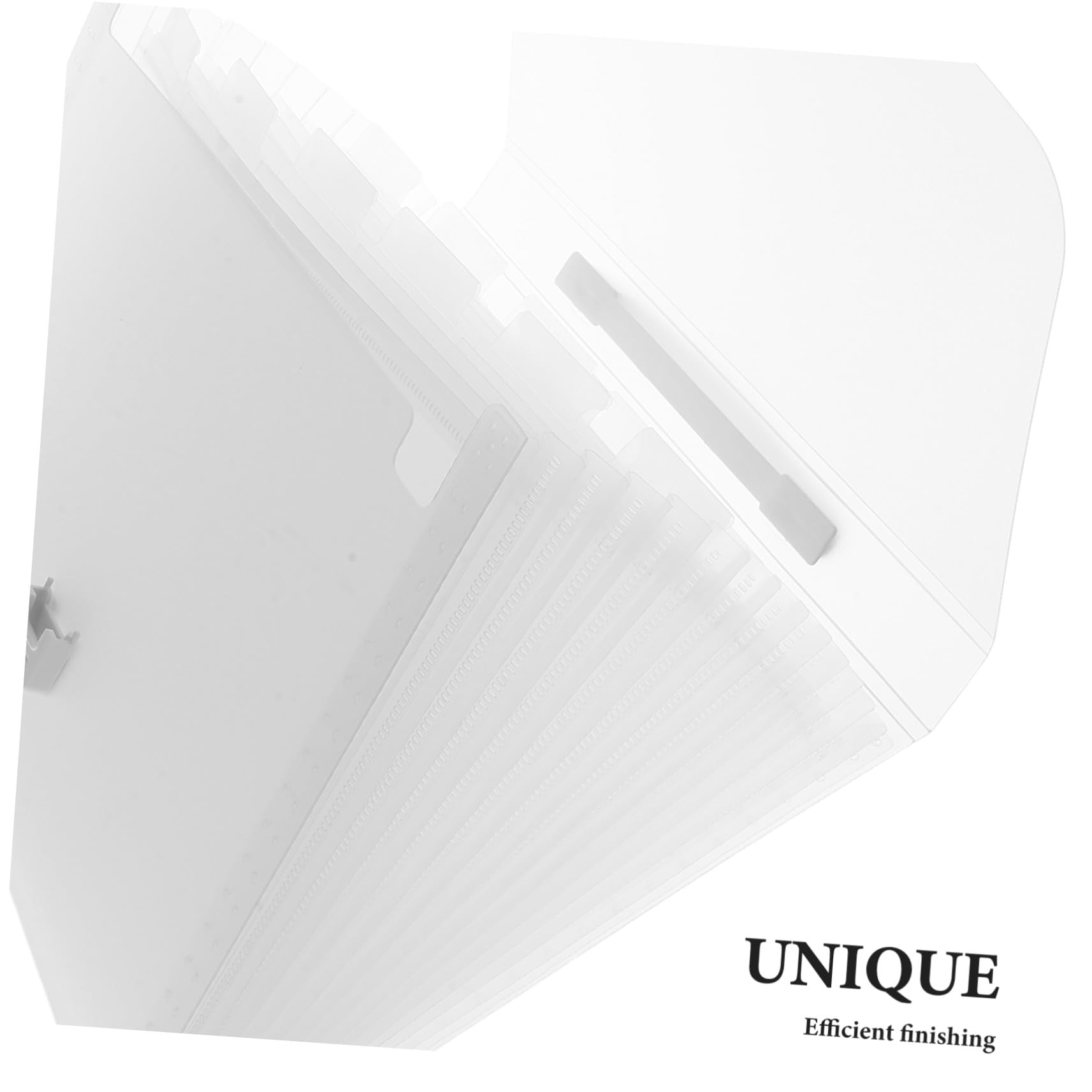 2 Pezzi Organizer Documenti con Trasparenti Cartelle Espandibili con Manico Robusto e Etichette per Ufficio e Scuola