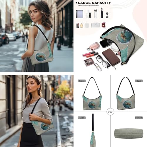 Conjunto de bolso tote, bolso de mano y billetera para mujer miniatura 4
