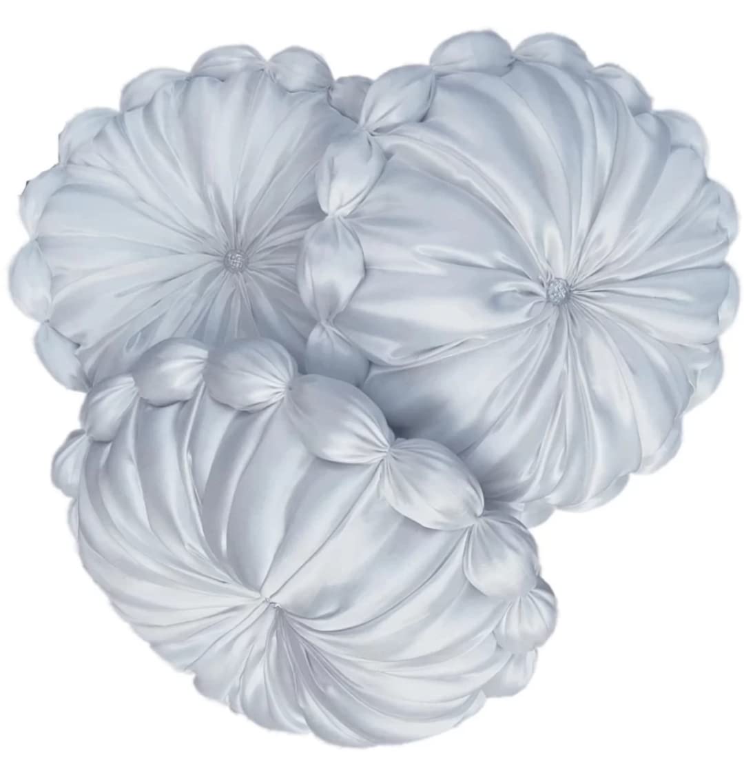 GTX Cushion Soft Handmade & Decorative Cushions for Living Room Bed,Sofa,Seating Area (Pack of 3, White) (B0C72RZQ1C) Amazon Price History, Amazon Price Tracker
