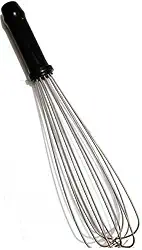 Fuê 30cm - Batedor De Creme Preto Profissional