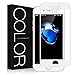 iPhone 7 Plus Screen Protector(3D Glass), G-Color iPhone 7 Plus 3D Full Coverage Tempered Glass Screen Protector for Apple iPhone 7 Plus, 2016 iPhone 7 Plus (White)