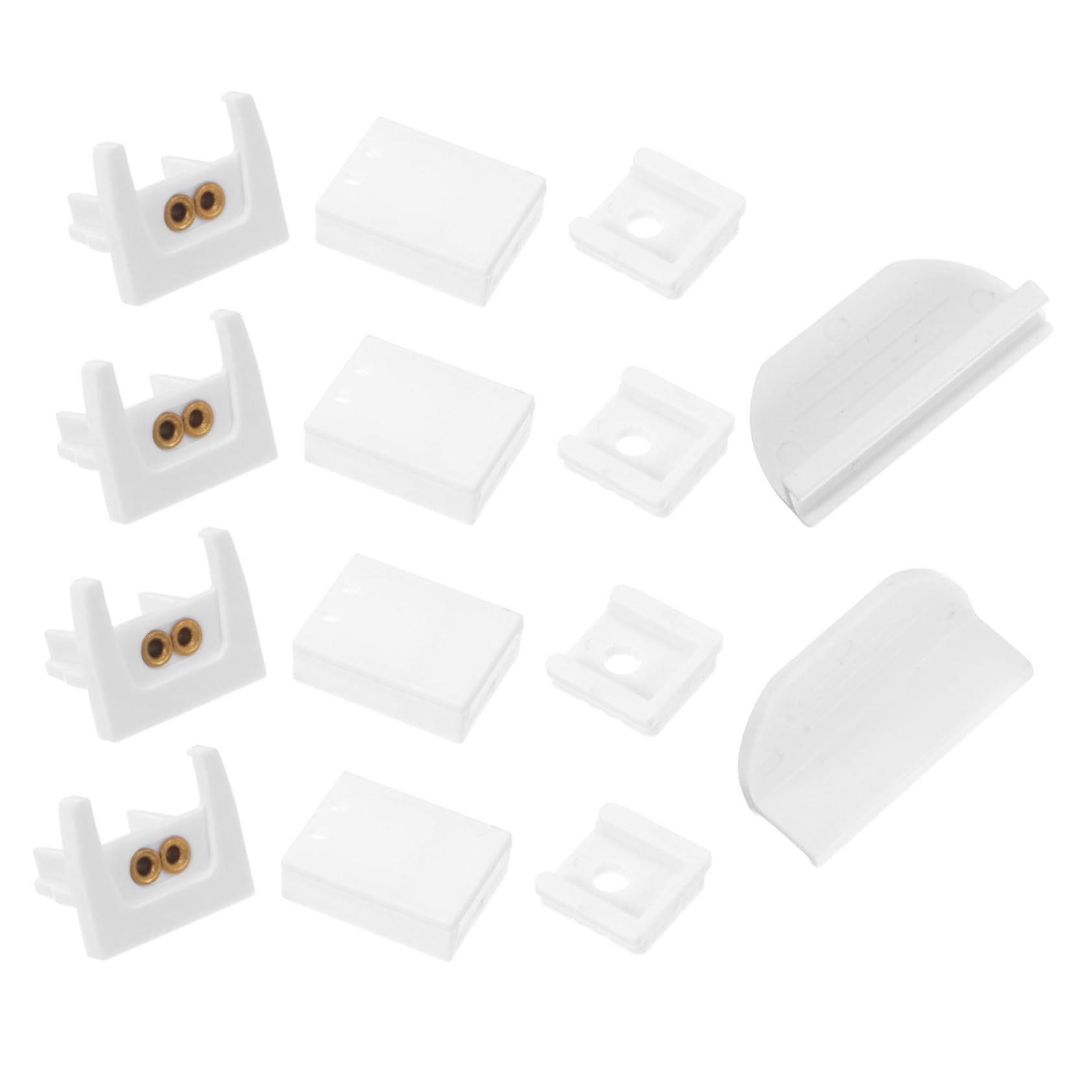 Cabilock 1 Set Telescopic Support Bracket for Pleated Blinds Versatile Window Treatment Installation with Replacement Parts Aesthetic and Functional Curtain Support Easy Mounting for