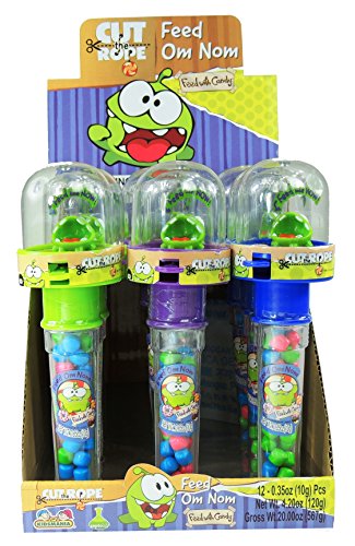 KIDSMANIA FEED OM NOM CUT THE ROPE CANDY 0.35 oz Each (12 in a Pack)