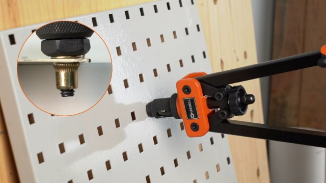 Rivettatrice Manuale Professionale Con 150 Dadi - Set Mandrini M3-M10 Per Trapano - Foto 2