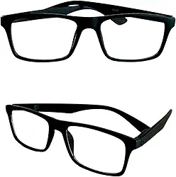 Armação Óculos Grau Perto Justin Emborrachado Preto Para Leitura