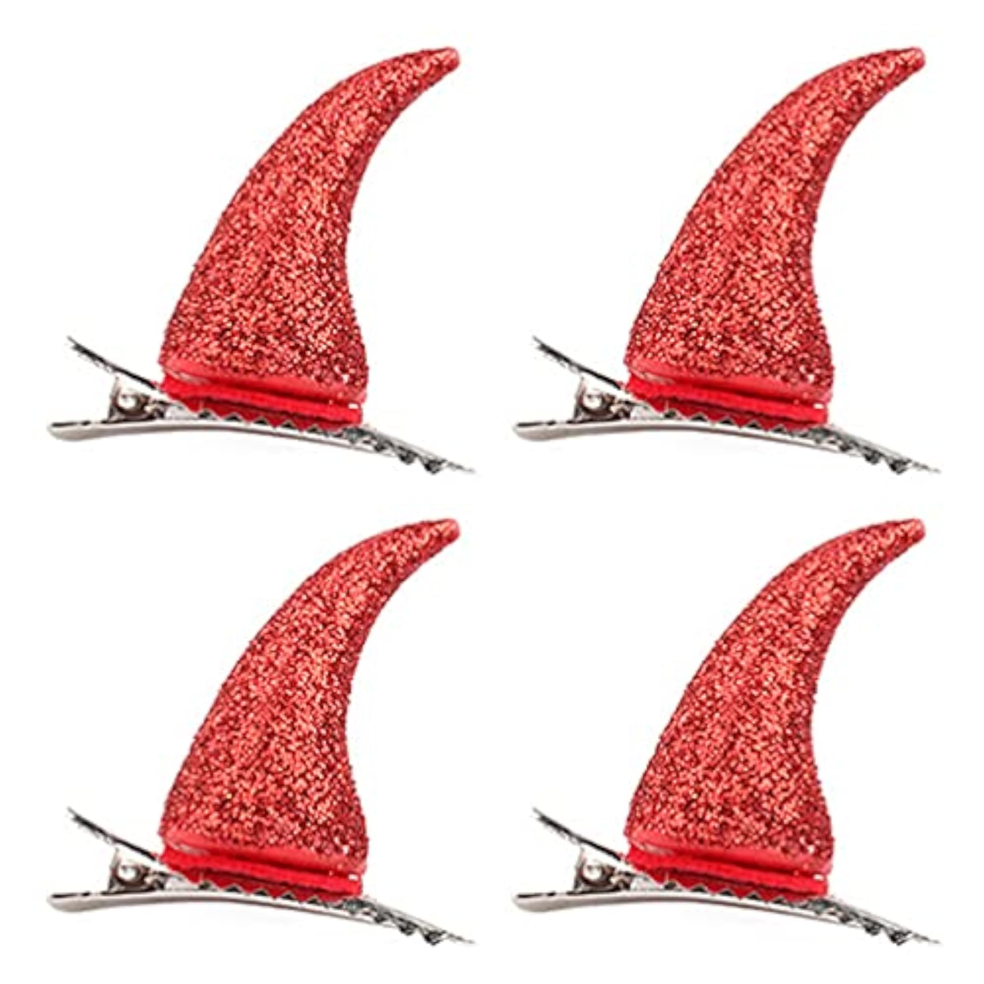 Devil Horn Hair Clips, Halloween Costume Accessories