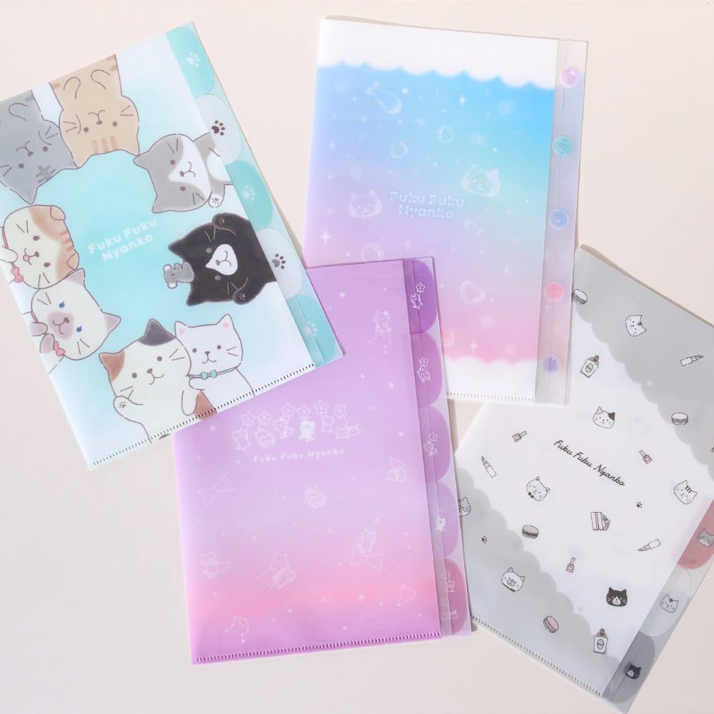 Amazon.co.jp: クリアファイル A4 猫 可愛い キャラクター ギフト