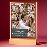 Bemaystar Cadre Photo Personnalisé Pour Homme Femme - Lampe...