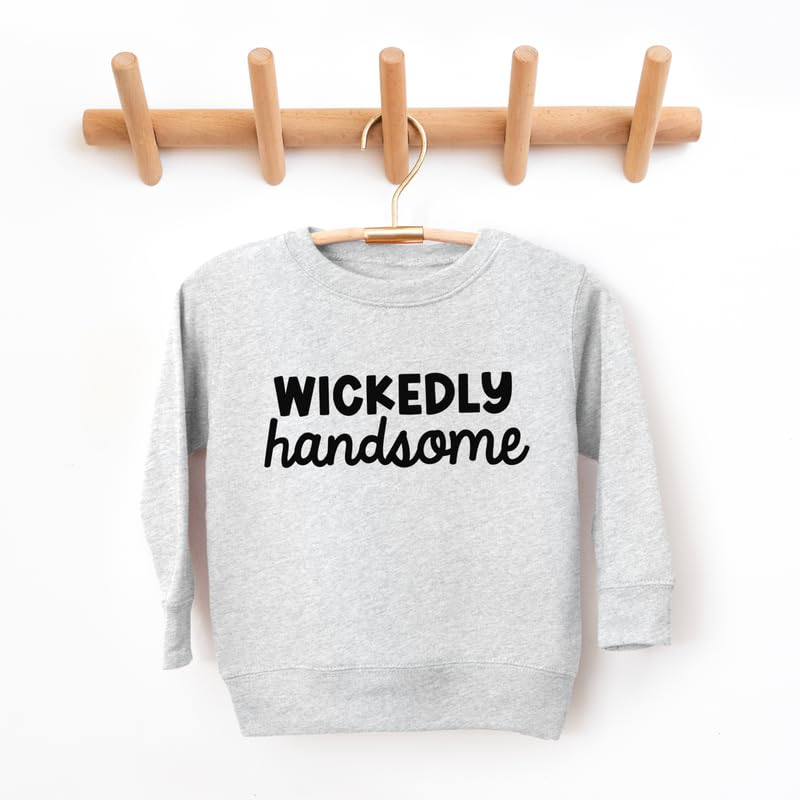 Bump and Beyond Designs Wickedly Handsome Boys Halloween Sweatshirt for Toddlers and Kids2