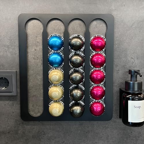 molemo Kapsel-Halter für Nespresso Vertuo Aufbewahrung selbstkleb...