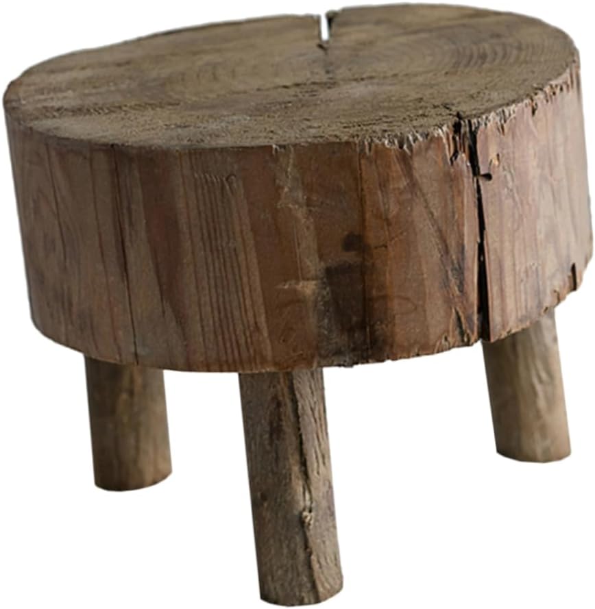 1pc Unique Wooden Miniature Stool Display Holder for Photography Props Retro Decorative Chair for Home Furnishings Safe Wood Material for Artistic Atmosphere and Furniture Decor