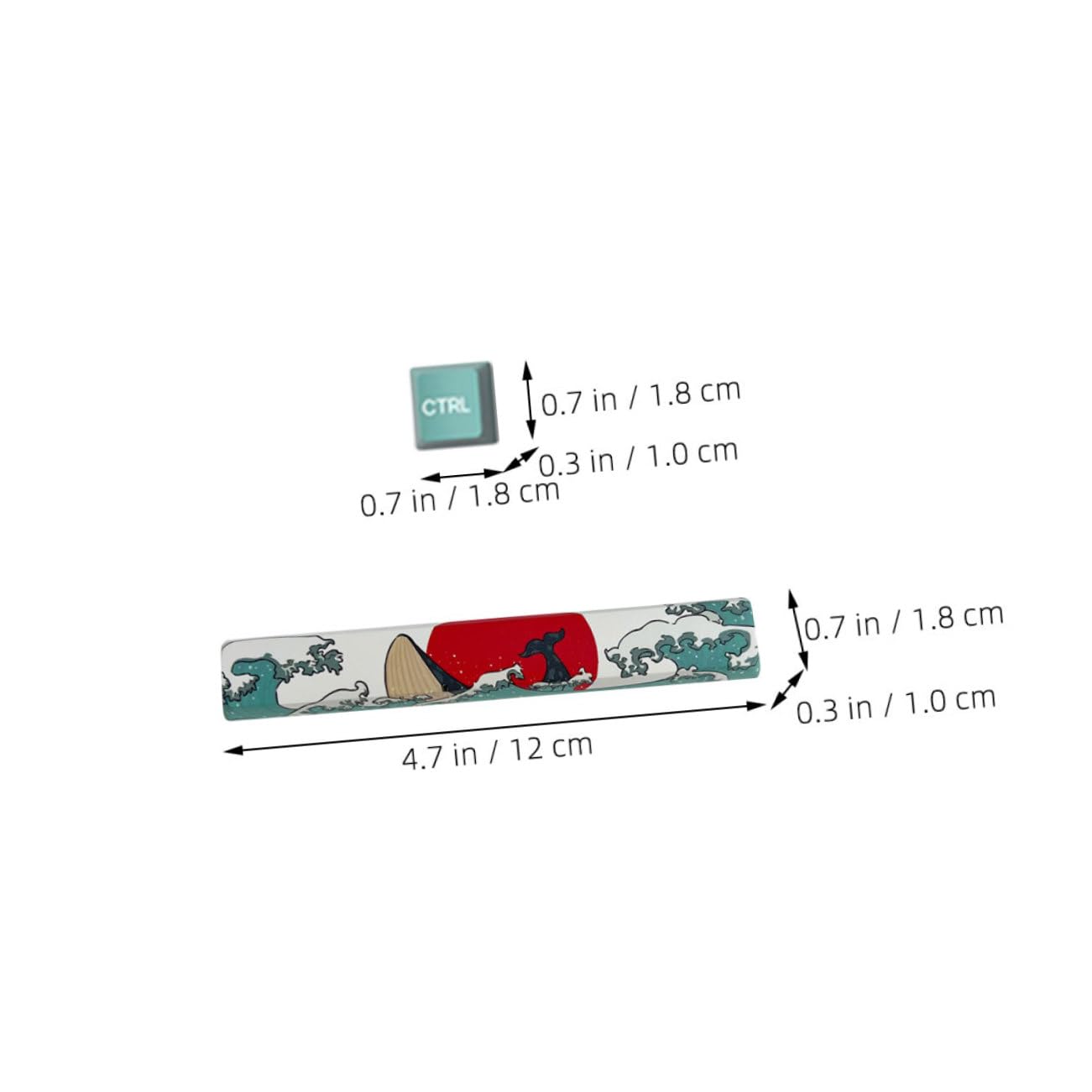 Set di Keycap Corallo Mare 129 Pezzi Pbt Profilo Xda