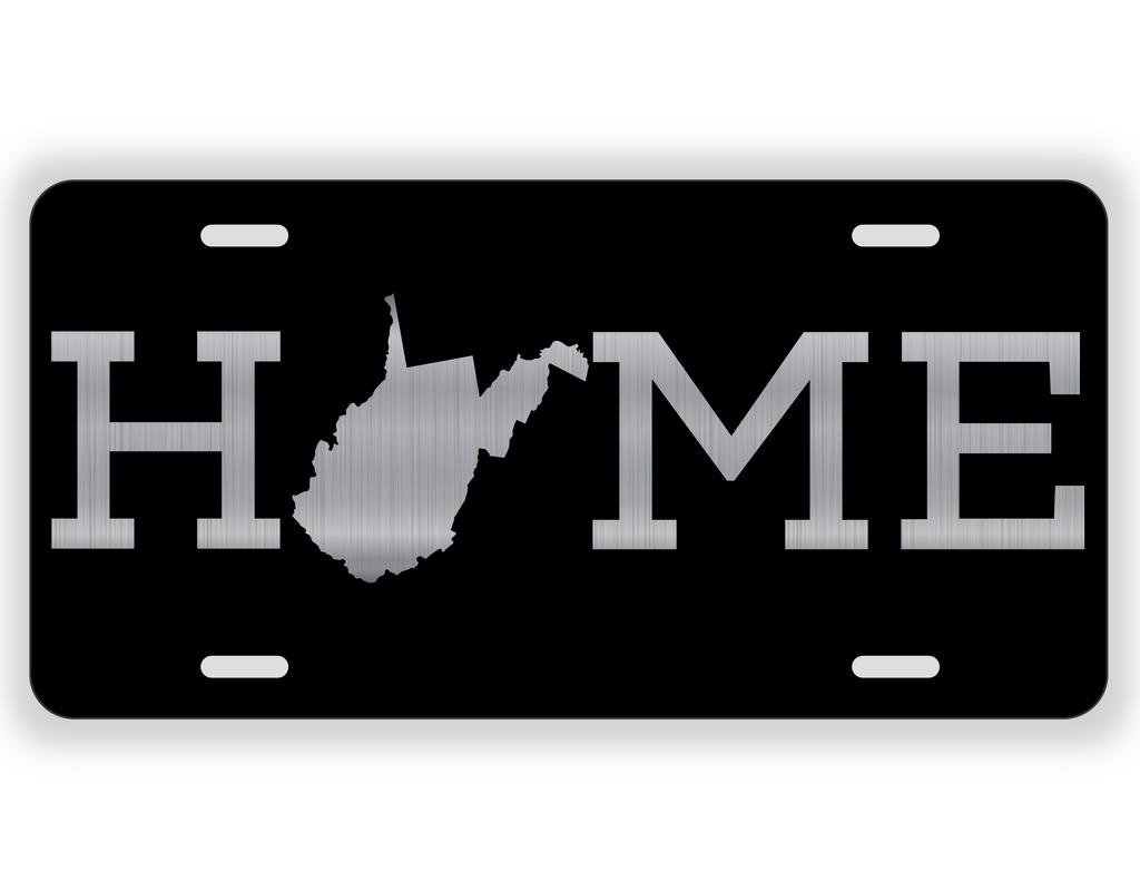 JMM Industries Home West Virginia State WV Vanity Novelty License Plate Tag Metal 6-Inches by 12-Inches Etched Aluminum UV Resistant ELP087