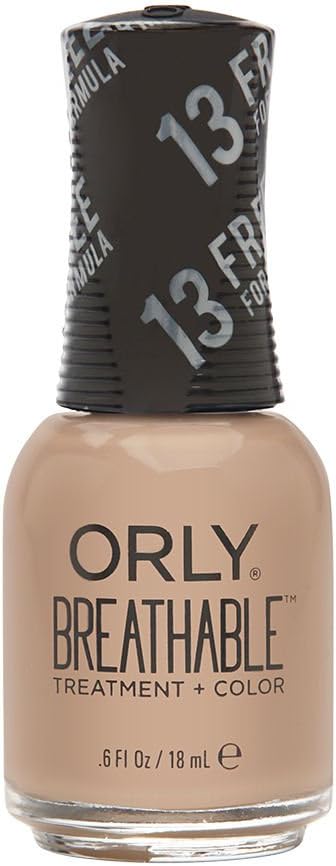 Orly Breathable Treatment & Color 20951 Down To Earth For Women – 0.6 Oz Fluid Ounce Light Brown