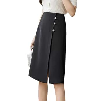Amazon.co.jp: [PH.YZBBDPG] スカート パール タイトスカート 膝