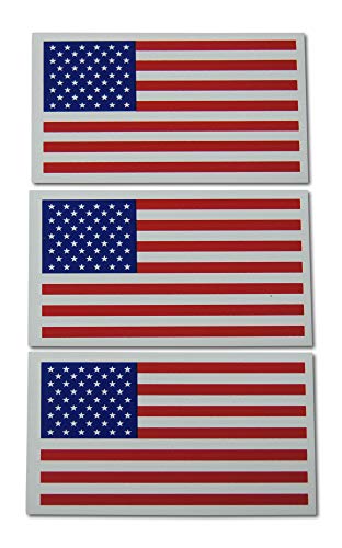 Set de 3 imanes decorativos bandera americana mini miniatura 2