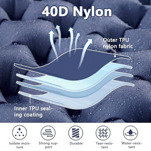 Sleeping-Pad-for-Camping-Inflatable-Camping-Mats-with-Pillow-and-Built-in-Foot-Pump-Self-Inflating-Compact-Ultralight-Air-Mattress-for-HikingTentOutdoorBackpackingTraveling