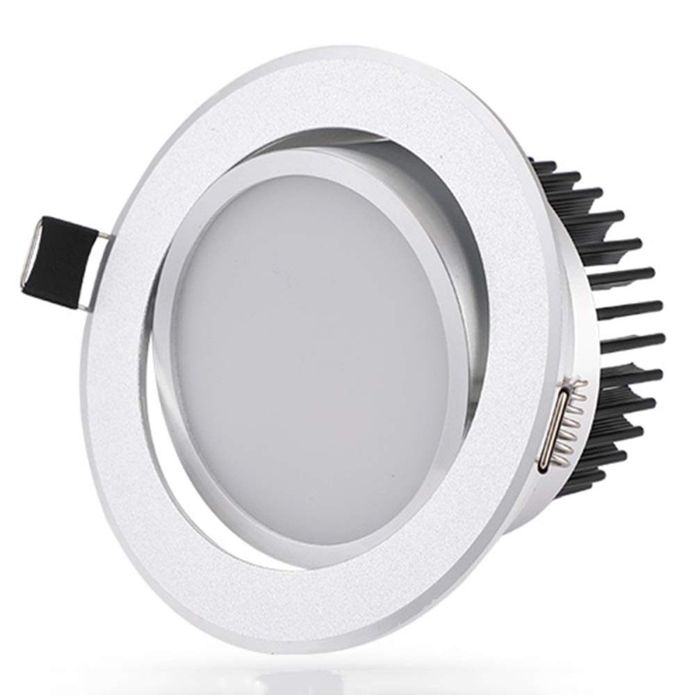 Reflektor sufitowy LED Nobe regulowany 1,5 W, trwały, super jasny, obrotowy, do użytku komercyjnego, energooszczędny. Lampa sufitowa / 10 W - neutralne/neutralne światło 10 W