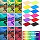 13 Stück Farbfolien Gel Filter Film Transparente Farben Professionel Farbige Farbkorrektur Fenster Folie Lampen für Foto grafie Studio Strobe Blitz LED Licht Kamera Bühnen Party schmücken DIY 29.7x21