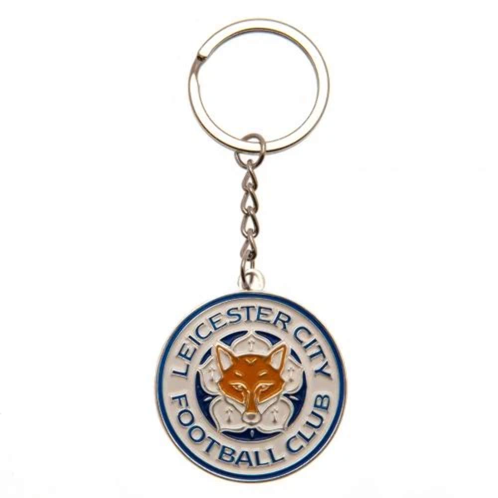Leicester City F.c. Blue, White Leicester City Keyring - #Be Fearless