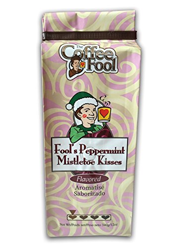 Coffee Fool's Peppermint Mistletoe Kisses en Grano