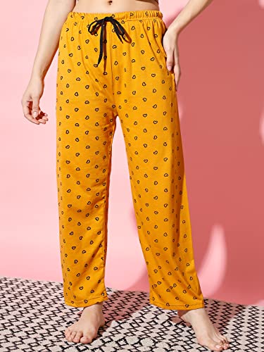 Image of Printed Round Neck Short Sleeve Nightsuit Set | Casual Night Dress for Women