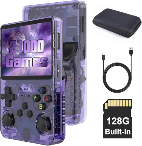 Retro Handheld Spielkonsole - 3,5 Zoll IPS Display Mit 2000mAh Akku