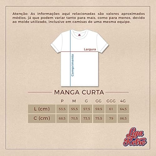 CAMISA FLAMENGO Masculina LIga Retrô TAM. G - Camisa Flamengo 1976