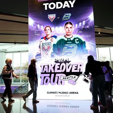 Professional Women's Hockey League game at Little Caesars Arena
