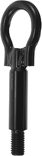 Black Steel Car Tow Hook for Front Bumper, Reliable Traction Towing
