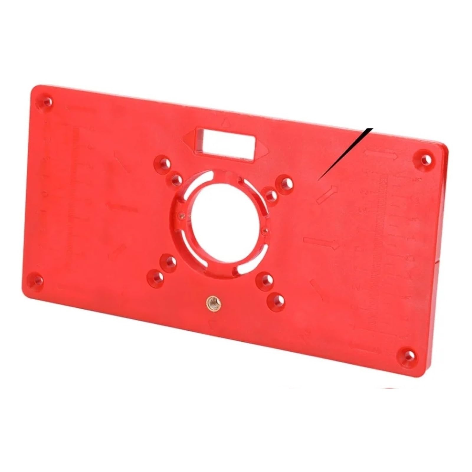 Plaque d'insertion en aluminium NURII pour tables de fraisage et guidage de précision bois