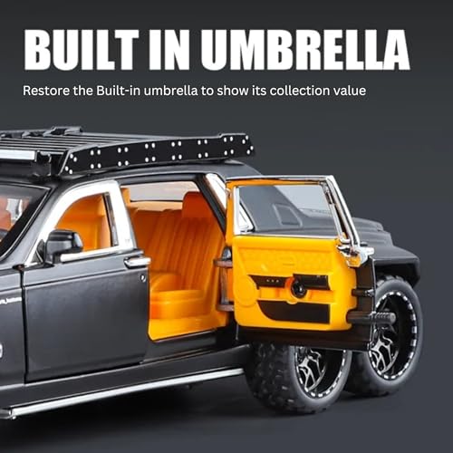 Image of Alokik Enterprise 1:32 6 x 6 Modified RR Phantom Die-Cast Metal Pull Back Car with 6 Openable Doors with Sounds and Lights Toy Decoration Car Best Gift Toys for Kids【Color As Per Stock】