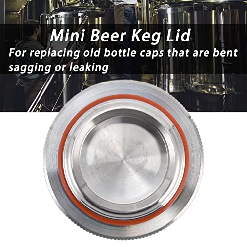 BuyWeek Mini Biervat Deksel, O Vormige Afdichting Biervat Deksel Homebrew Biervat Deksel voor 2L 3.6L en 5L Biervaten - Image 3