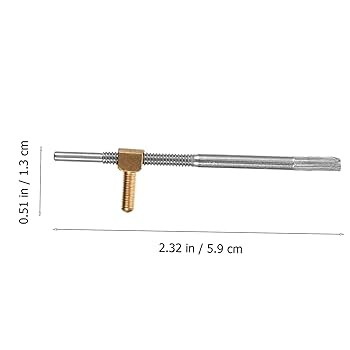 Amazon | TOPPERFUN 2pcsバイオリン弓ネジ バイオリン交換部品