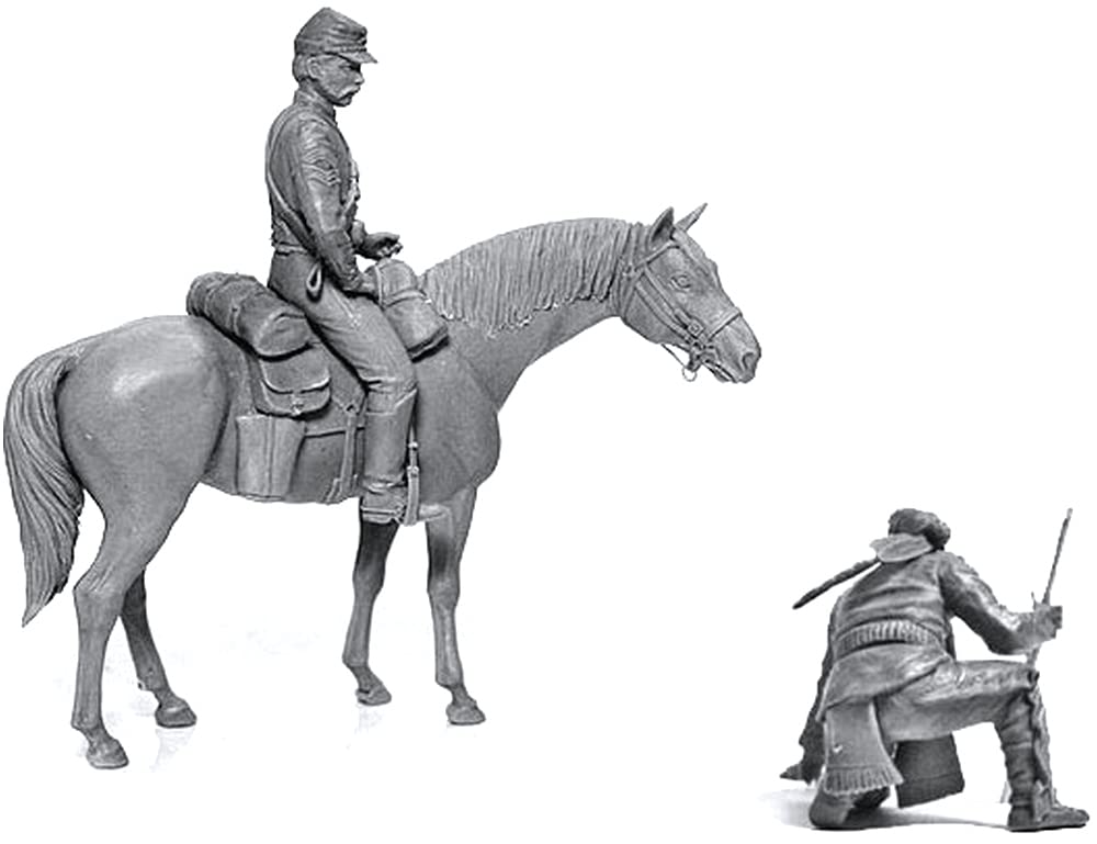 Amazon | マスターボックス 1/35 騎乗北軍騎兵・先住民追走員