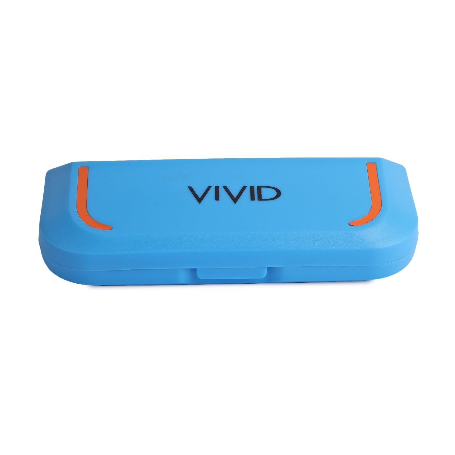 Vision Unisex Adult Lightweight Eyewear Specs Case Cover | Free With Cleaning Cloth | Protect Eye Glasses | Plastic | Spectacles | Cases | AP - 305_SKY BLUE - ORANGE with Cloth-image-39
