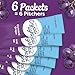 Crystal Light Drink Mix, 6 Pitcher Packets, for Flavorful Hydration and Shareable Refreshment, Concord Grape Artificially flavored, Zero Sugar, Low Calorie, 2.01 oz