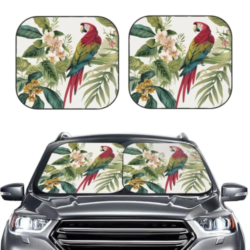 Pare-soleil de voiture tropical L pour garder votre pare-brise avant au frais