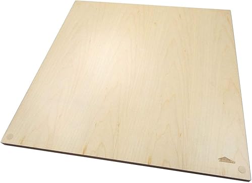 Miniatura 3 de Brunswick - Tablero de ajedrez con incrustaciones de madera de sapele, extra grande, 19 x 19 pulgadas, solo tablero de ajedrez