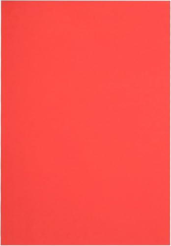 Vaessen Creative 1606-202 Schaumstoffplatten, Schaumstoff, hellrot, Einheitsgröß