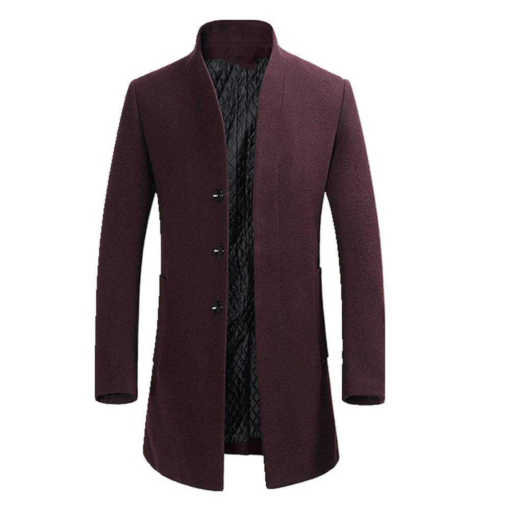 Męskie płaszcze męskie długie sekcja slim fit trencz topy zimowy męski płaszcz