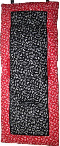 Forro para cochecito de cachemira negro y rojo, fabricado en Estados Unidos